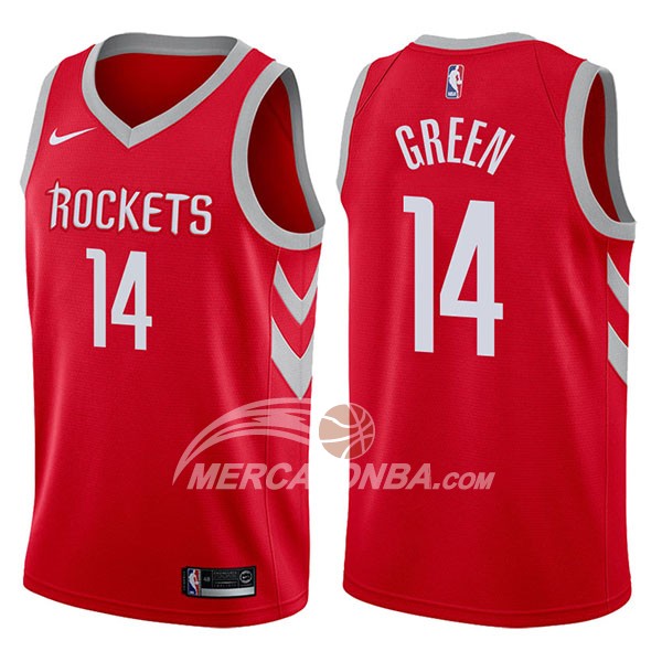 Maglia NBA Houston Rockets Gerald Green Icon 2017-18 Rosso